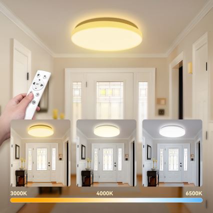 Brilagi - LED-dimmbare Deckenleuchte MILKY WAY LED/24W/230V 3000-6500K Ø 38 cm + Fernbedienung