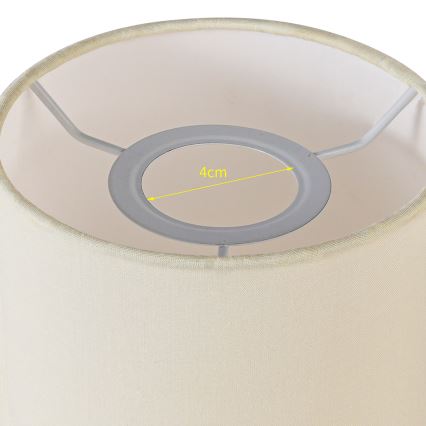 Brilagi - Universeller Lampenschirm NUBILA E27 15,5x14 cm Creme