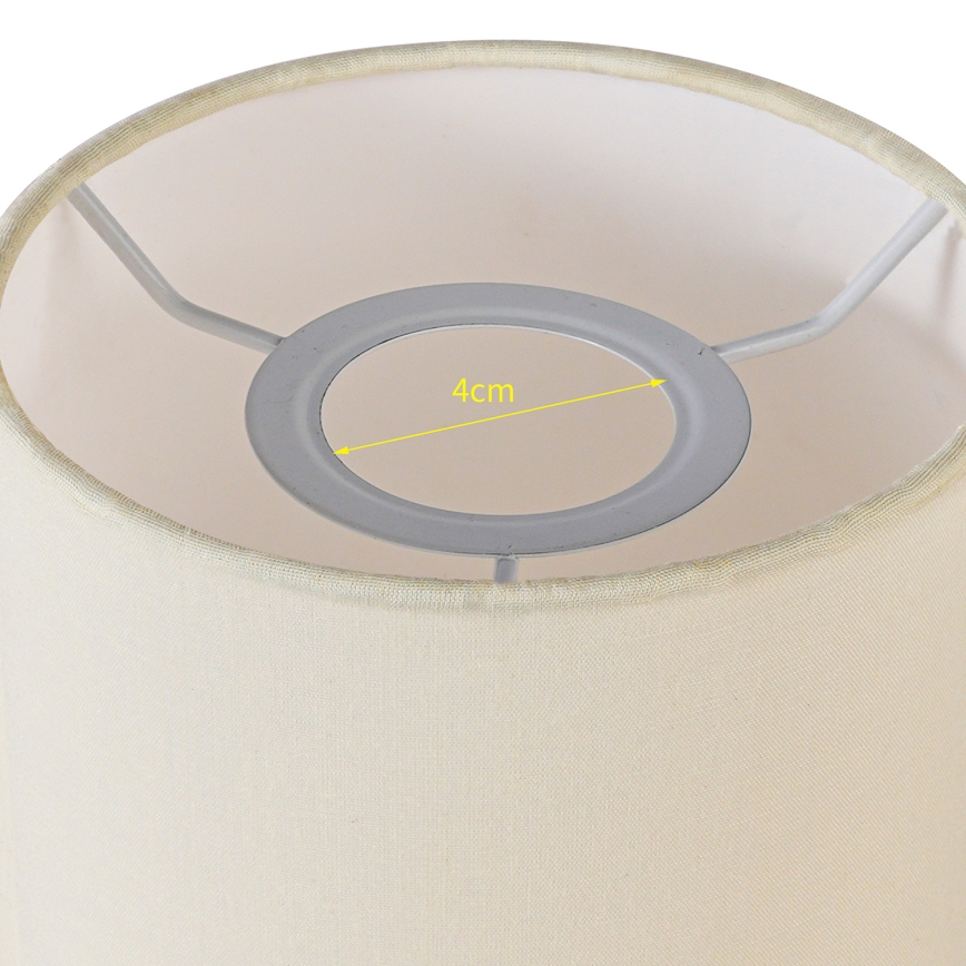 Brilagi - Universeller Lampenschirm NUBILA E27 15,5x14 cm Creme