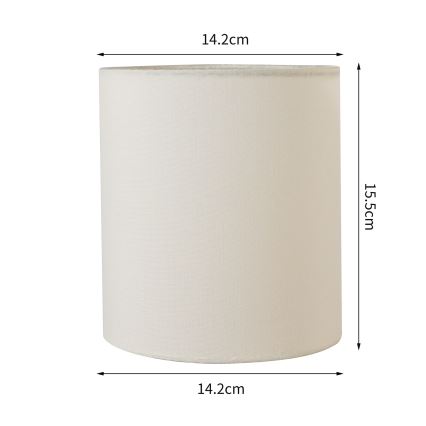 Brilagi - Universeller Lampenschirm NUBILA E27 15,5x14 cm Creme