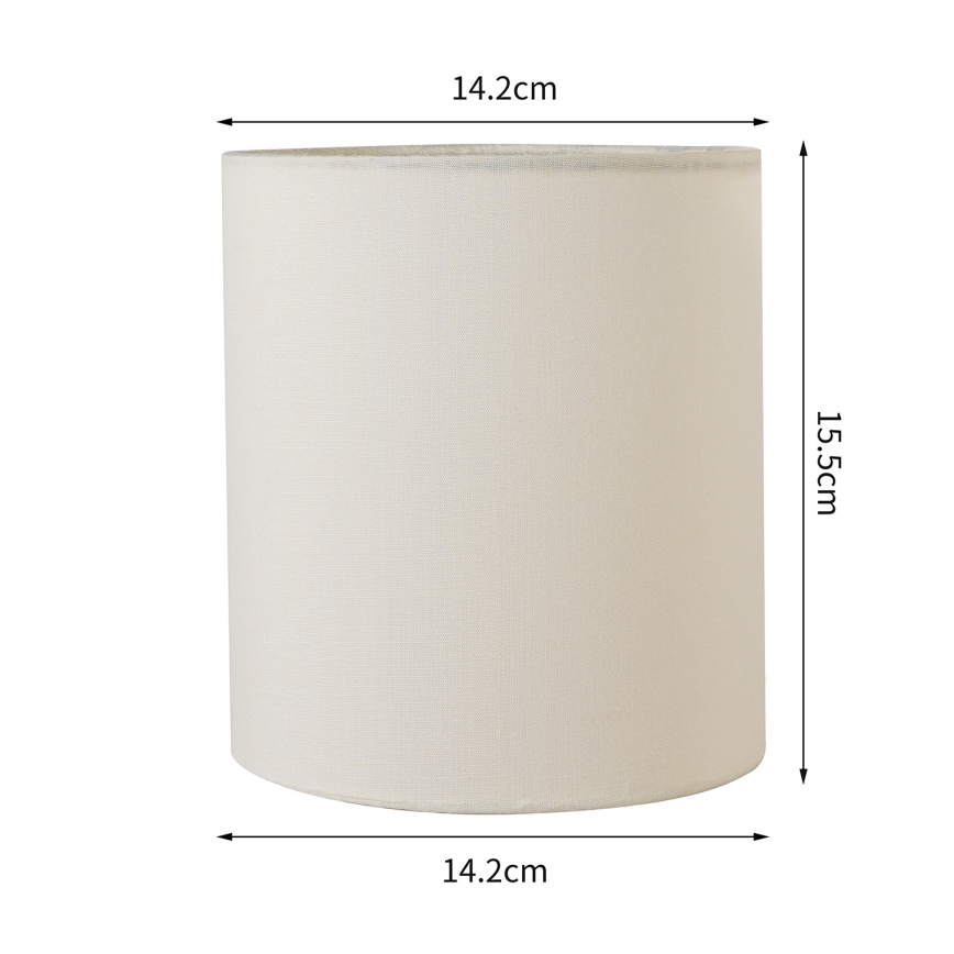 Brilagi - Universeller Lampenschirm NUBILA E27 15,5x14 cm Creme