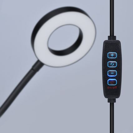 Brilagi - LED dimmbare Lampe mit Clip ORBELA LED/8W/230V 3000/4000/5000K schwarz