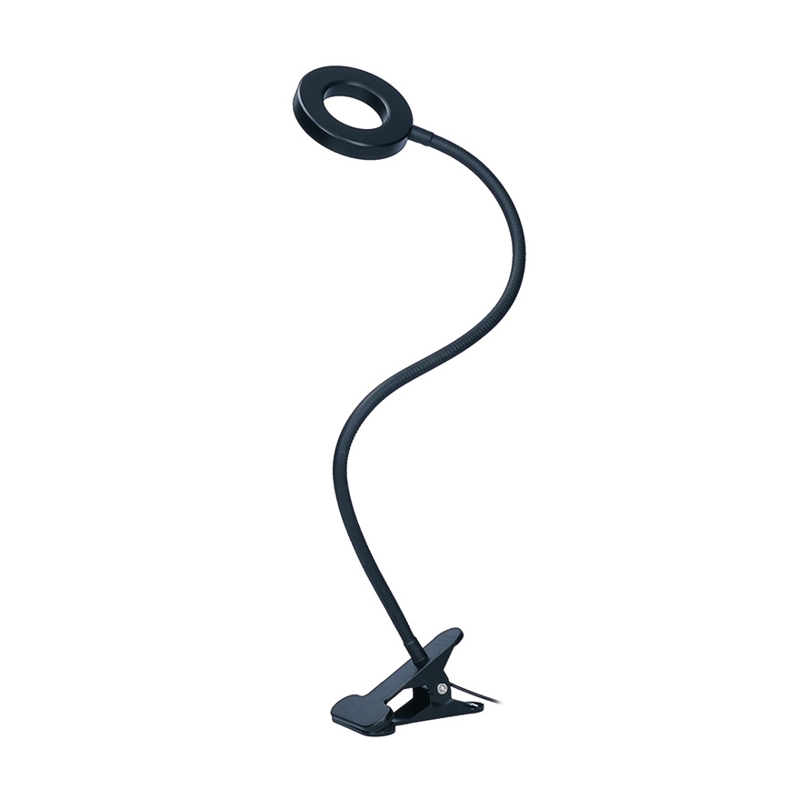 Brilagi - LED dimmbare Lampe mit Clip ORBELA LED/8W/230V 3000/4000/5000K schwarz