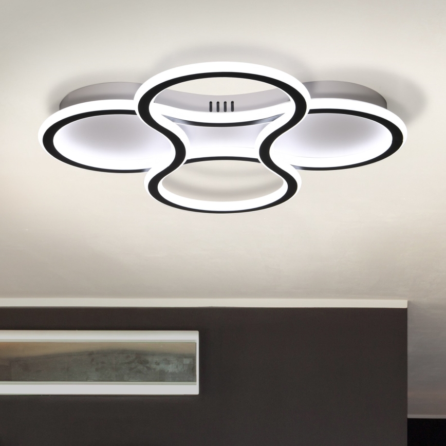 Brilagi - ORELLI LED-Deckenleuchte, dimmbar, 53 W / 230 V, Ø 51 cm, 3000–6000 K, mit Fernbedienung