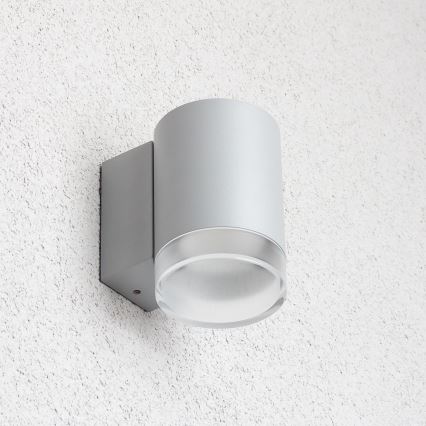 Brilagi - Outdoor-Wandleuchte MATERA 1xGU10/30W/230V grau IP54