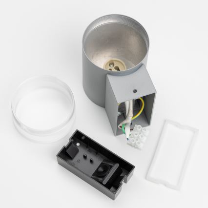 Brilagi - Outdoor-Wandleuchte MATERA 1xGU10/30W/230V grau IP54