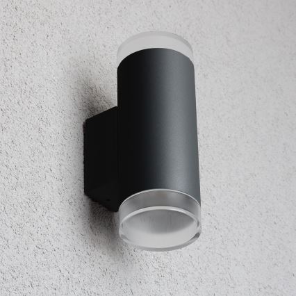 Brilagi - Outdoor-Wandleuchte MATERA 2xGU10/30W/230V IP54