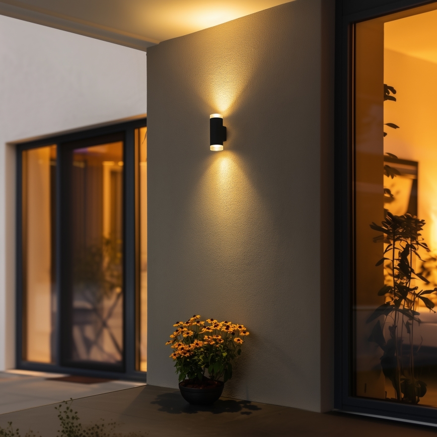 Brilagi - Outdoor-Wandleuchte MATERA 2xGU10/30W/230V IP54