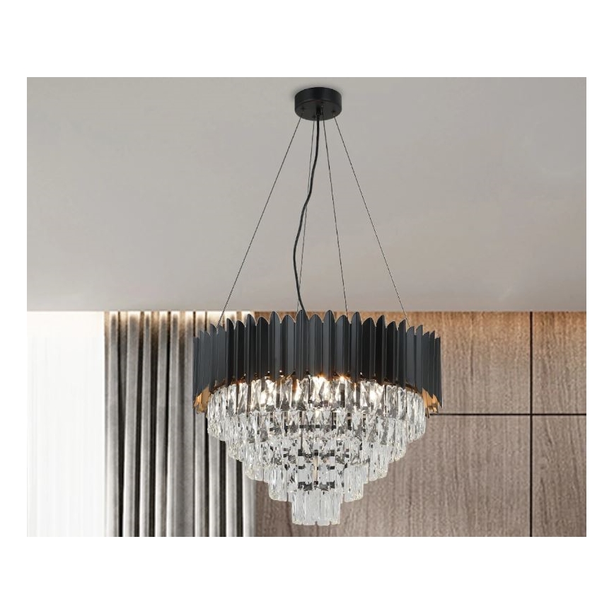Brilagi - Pendelleuchte an Kabel CARLOS 9xE14/40W/230V Ø 60 cm
