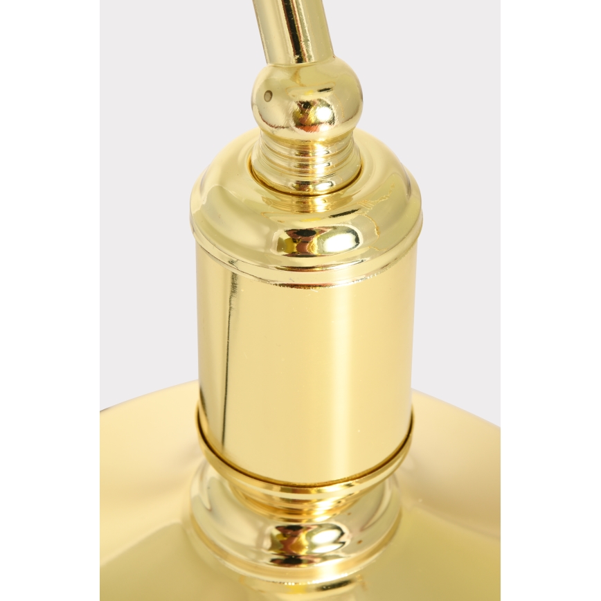 Brilagi - Schreibtischlampe BANK OFFICE 1xE27/60W/230V gold/weiß