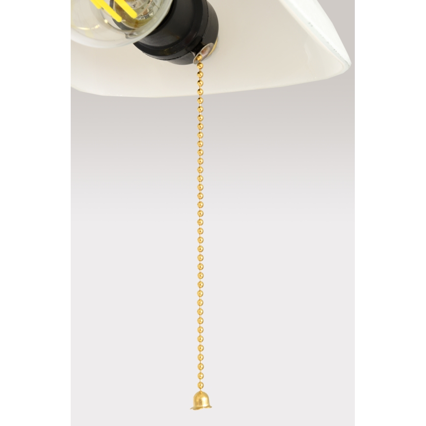 Brilagi - Schreibtischlampe BANK OFFICE 1xE27/60W/230V gold/weiß