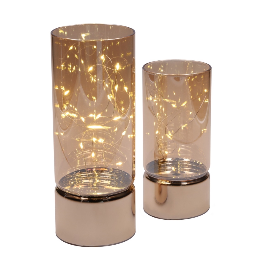 Brilagi - SET 2x LED-Weihnachtsdekoration LED/3xAA + 2xAA