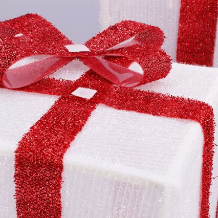 Brilagi - SET 3x LED Außen-Weihnachtsdekoration LED/2,6W/3xAA IP44 Geschenke