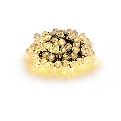 Brilagi - LED Solar-Dekorations-Lichterkette BUBBLE 300 LEDs / 8 Funktionen 30 m IP65 warmweiß 500 mAh