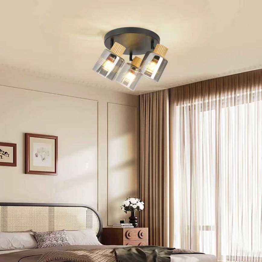 Brilagi - Spotleuchte HYGGE 3xE14/15W/230V schwarz/rauchfarben