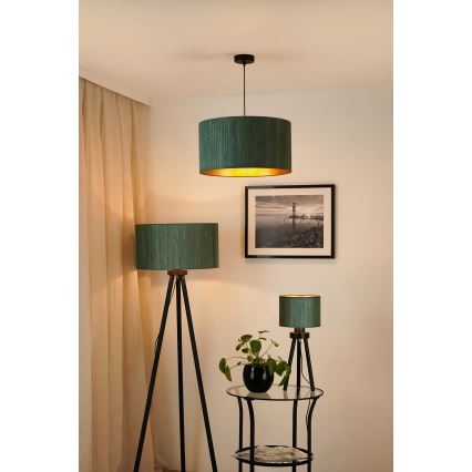 Brilagi - Stehlampe BOSTON ROLLER 1xE27/15W/230V Strohgrün/Gold