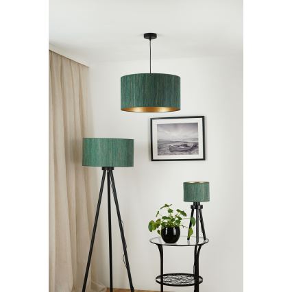 Brilagi - Stehlampe BOSTON ROLLER 1xE27/15W/230V Strohgrün/Gold