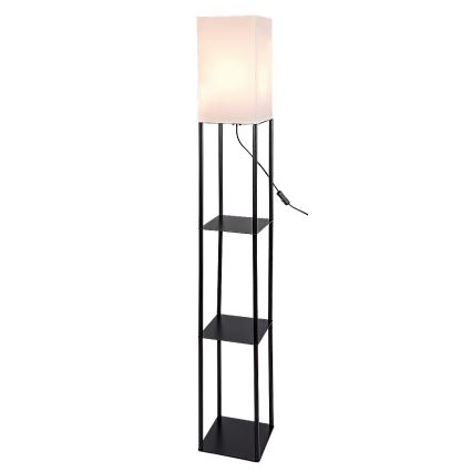 Brilagi - Stehlampe mit Ablagen GRADUS 1xE27/40W/230V schwarz/weiß