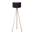 Brilagi - Stehlampe VELVET 1xE27/60W/230V beige/blau