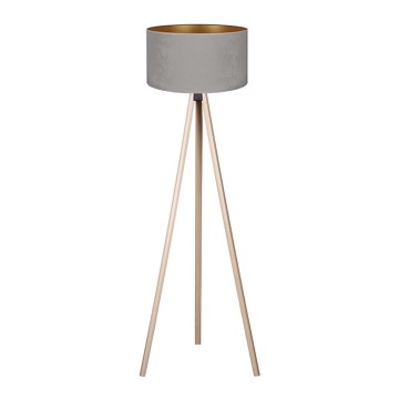 Brilagi - Stehlampe VELVET 1xE27/60W/230V beige/grau