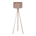 Brilagi - Stehlampe VELVET 1xE27/60W/230V beige