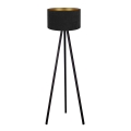 Brilagi - Stehlampe VELVET 1xE27/60W/230V schwarz/wenge