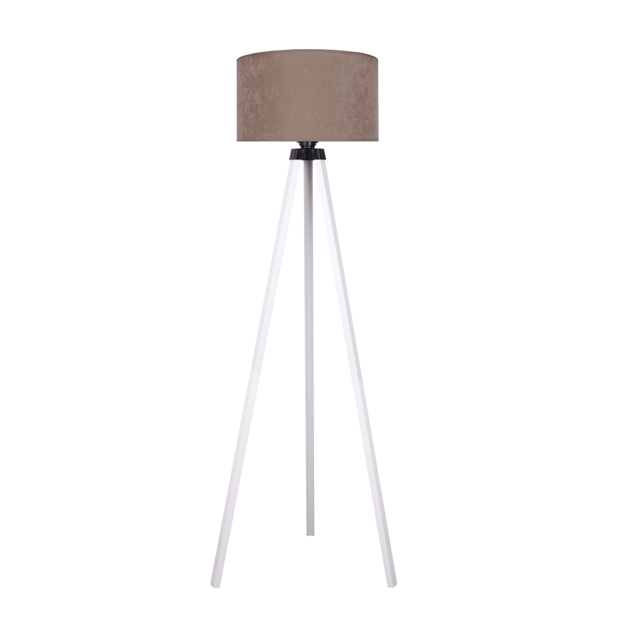 Brilagi - Stehlampe VELVET 1xE27/60W/230V weiß/beige