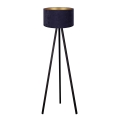 Brilagi - Stehlampe VELVET 1xE27/60W/230V Wenge/Blau