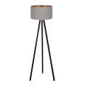 Brilagi - Stehlampe VELVET 1xE27/60W/230V Wenge/Grau