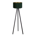 Brilagi - Stehlampe VELVET 1xE27/60W/230V Wenge/Grün