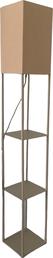 Brilagi - Stehleuchte mit Ablagen GRADUS 1xE27/40W/230V 150 cm grau/beige