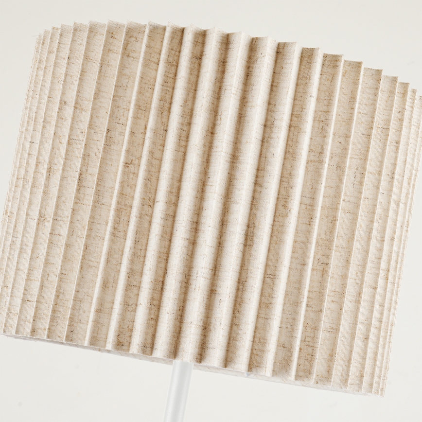 Brilagi - Stehleuchte NORDIC WAVE 1xE27/15W/230V Leinen/Weiß