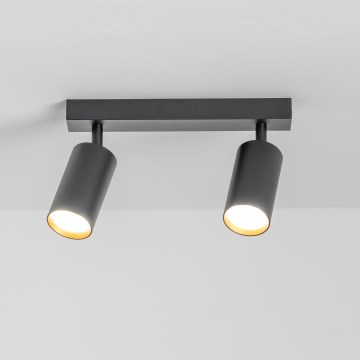 Brilagi - Strahler SELE 2xGU10/30W/230V schwarz/golden