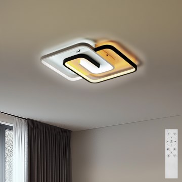 Brilagi - TANDORA dimmbare LED-Deckenleuchte LED/49W/230V 50x50 cm 3000-6000K + Fernbedienung