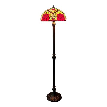 Brilagi - Tiffany-Buntglas-Stehlampe GARLAN 2xE27/60W/230V