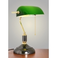 Brilagi - Tischlampe BANK OFFICE 1xE27/60W/230V schwarz/gold/grün