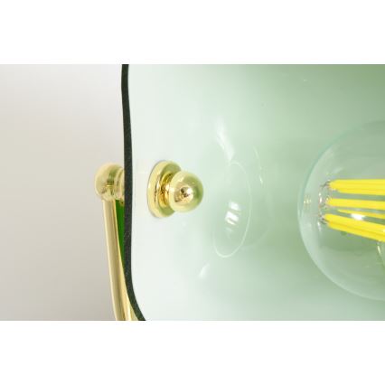 Brilagi - Tischlampe BANK OFFICE 1xE27/60W/230V schwarz/gold/grün