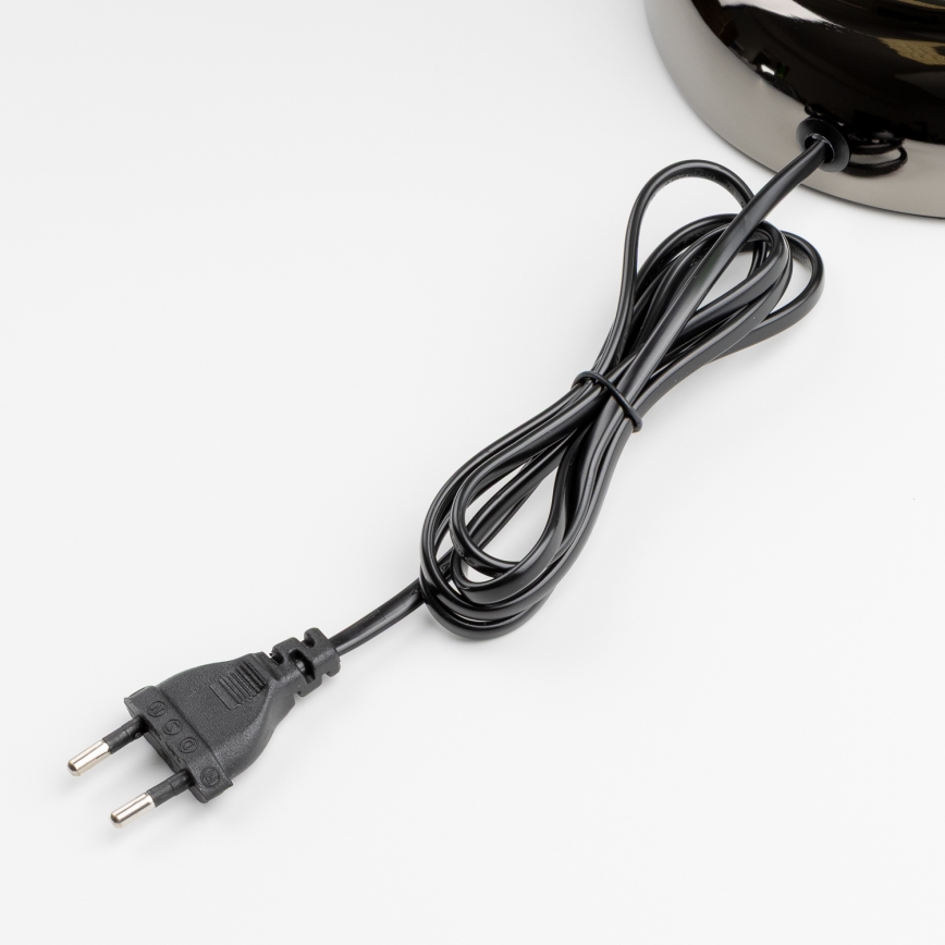 Brilagi - Tischlampe BANK OFFICE 1xE27/60W/230V schwarz/silber/grün