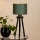 Brilagi - Tischlampe BOSTON ROLLER 1xE27/15W/230V Strohgrün/Gold