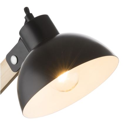Brilagi - Tischlampe FOCUS 1xE27/40W/230V schwarz