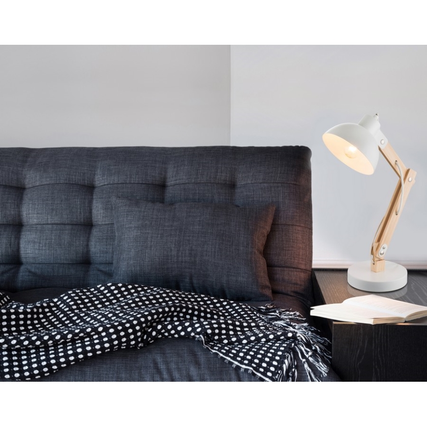 Brilagi - Tischlampe FOCUS 1xE27/40W/230V weiß