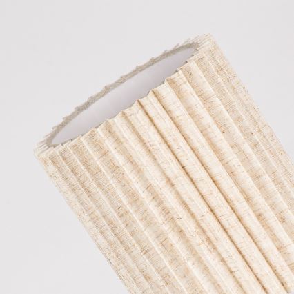 Brilagi - Tischlampe NORDIC WAVE 1xE27/15W/230V Leinen/Schwarz