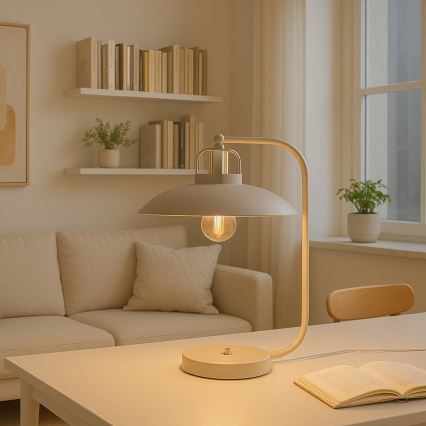 Brilagi - Tischleuchte FLAMENGO 1xE27/60W/230V beige
