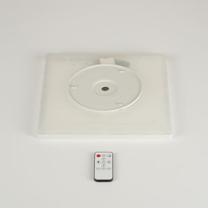 Brilagi - LED-dimmbare Deckenleuchte ULTRA SLIM LED/18W/230V 2700–6500K 30x30 cm Weiß + Fernbedienung