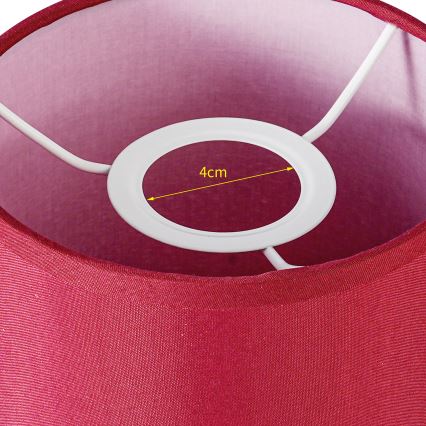 Brilagi - Universeller Lampenschirm NUBILA E27 15,5x14 cm rosa