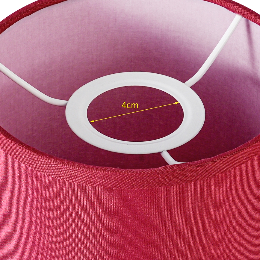 Brilagi - Universeller Lampenschirm NUBILA E27 15,5x14 cm rosa