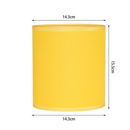 Brilagi - Universeller Lampenschirm NUBILA E27 15,5x14 cm gelb
