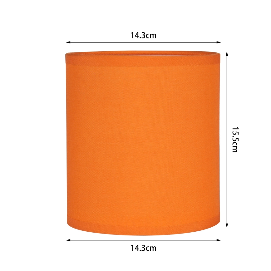 Brilagi - Universeller Lampenschirm NUBILA E27 15,5x14 cm orange