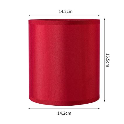 Brilagi - Universeller Lampenschirm NUBILA E27 15,5x14 cm pompejanisch rot