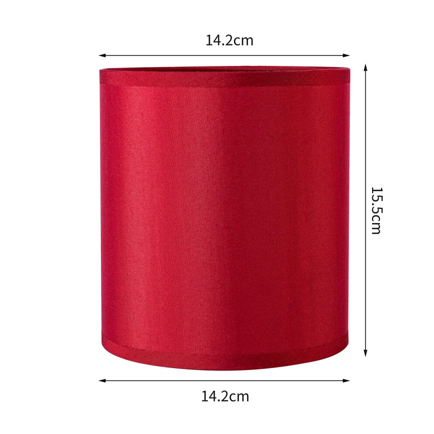 Brilagi - Universeller Lampenschirm NUBILA E27 15,5x14 cm pompejanisch rot